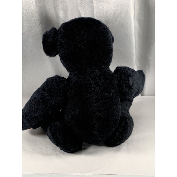 Plush bear Los Angeles Dodgers Knit Outfit. 18" Vintage 1980s handmade - Picture 6 of 11